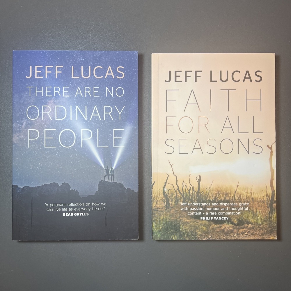 Jeff Lucas 2 Books Faith For‎ All Seasons & There Are No Ordinary People Signed